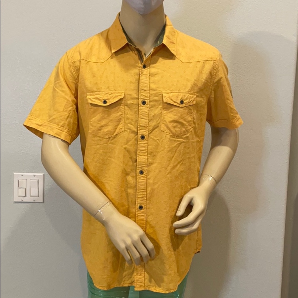 S.Oliver Men’s Short Sleeve Button Down Shirt XL